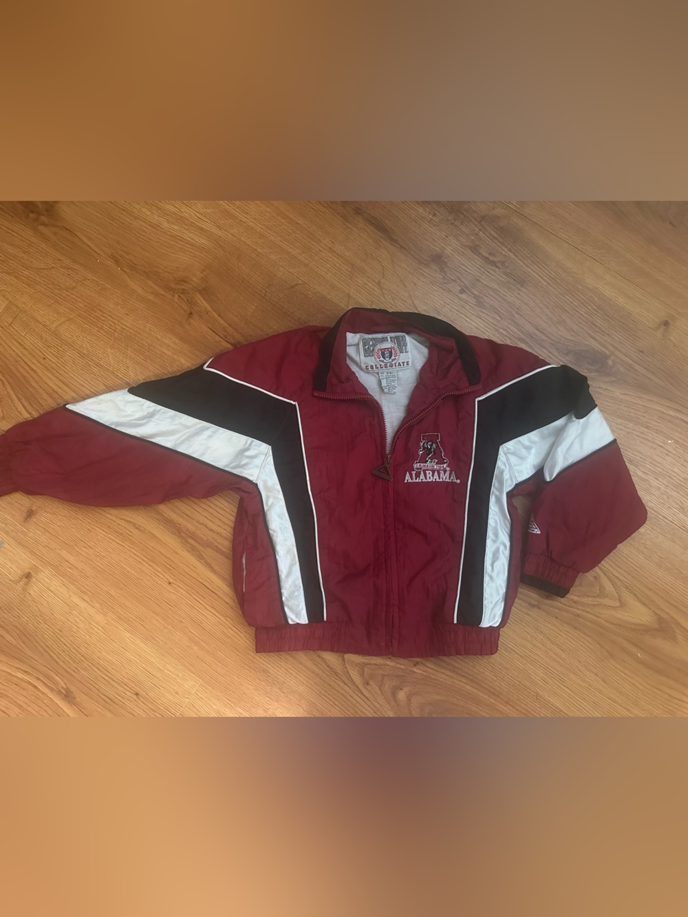 Alabama Youth Burgundy Colorblock Windbreaker Jacket